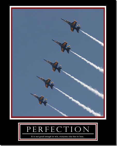 the Perfection Motivational Poster | The How I Met Your Mother site | be awesome instead