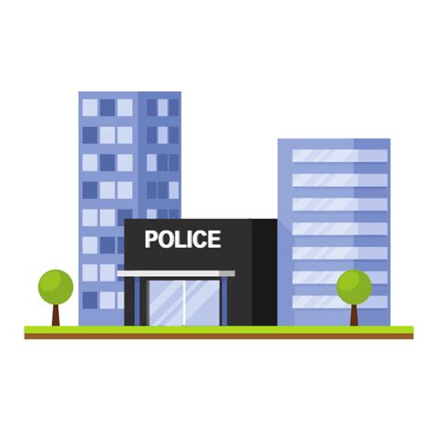 Police Station Building Free Svg