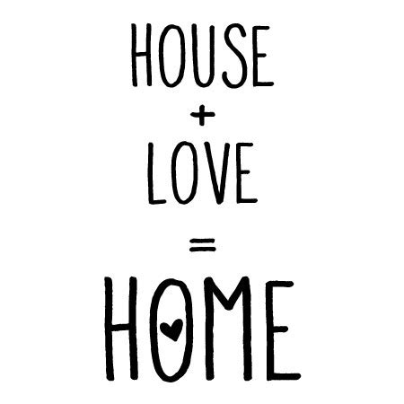 House + Love Wall Quotes™ Decal | WallQuotes.com