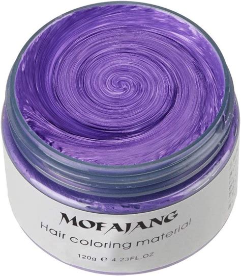 Mofajang Hair Wax Dye Styling Cream Mud Natural Hairstyle Color Pomade Washable