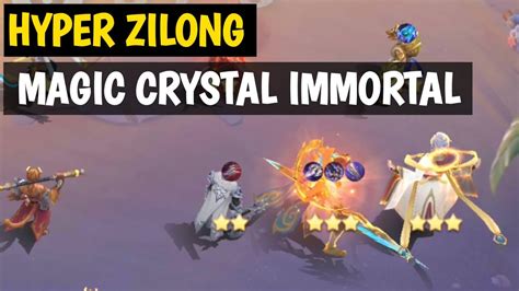 HYPER ZILONG MAGIC CRYSTAL IMMORTAL META COMBO OP MAGIC CHESS MOBILE