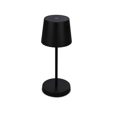 Lampe De Table LED Piha Avec Batterie Noir Luminaire Fr