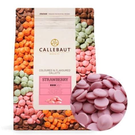 Callebaut (Бельгия) шоколад STRAWBERRY каллеты
