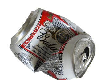 Budweiser Crushed Can Transparent Png Stickpng