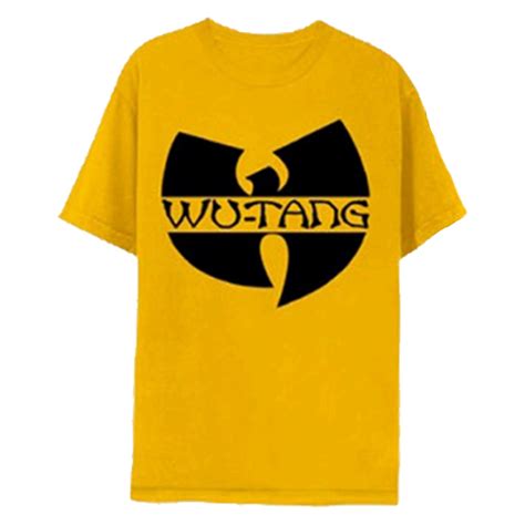 Wu-Tang Clan Logo Yellow Pigment Dye T-Shirt