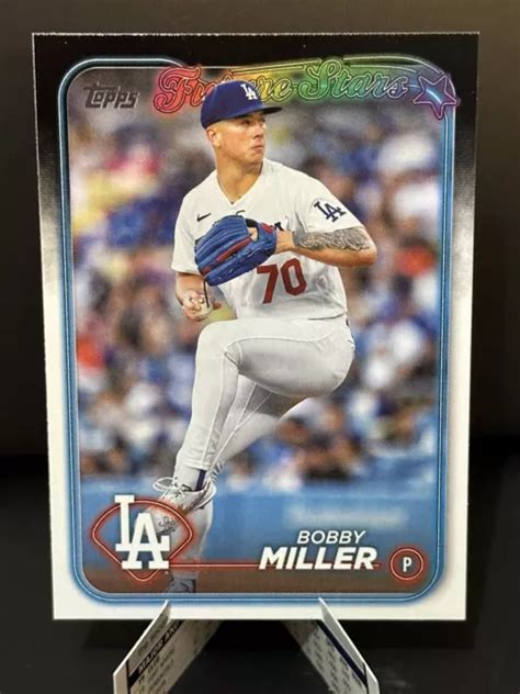 BOBBY MILLER 2024 Topps Series One Future Stars 115 Los Angeles