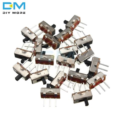 Ss12d00g3 Ss-12d00g3 สวิทช์สไลด์แนวตั้ง 2 Position Spdt 1p2t 3pin Pcb ...