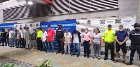 Autoridades En Medellín Lograron La Captura De 30 Personas Vinculadas