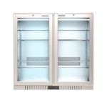 Stainless Steel Bar Fridge 210ltr Borrelli Commercial Kitchen Supplies