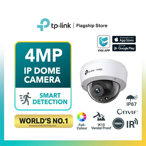 Tp Link Vigi C240 Vigi 4mp Full Color Dome Network Camera Smart Human