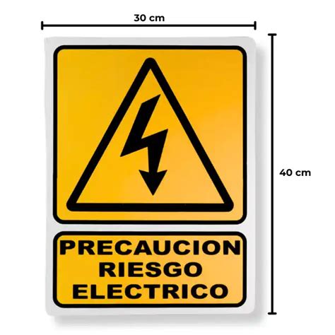 Se Alamiento Precauci N Riesgo El Ctrico Tienda Sem