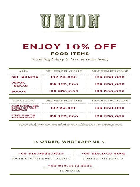 Uniondeliverymenu | PDF | Sauce | Indonesian Cuisine