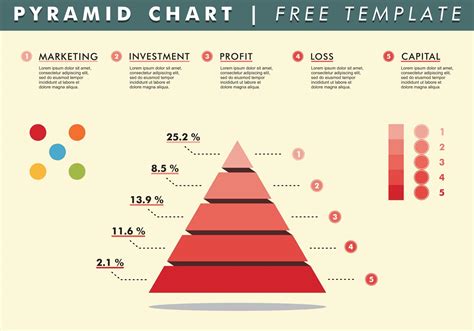 Pyramid Chart Template Vector Free - Download Free Vector Art, Stock Graphics & Images