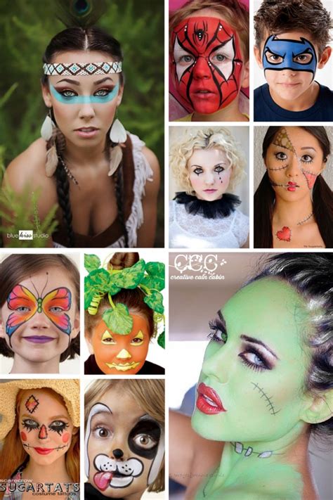 Easy Halloween Face Painting Ideas | Non Scary | Don't Need to Be an ...