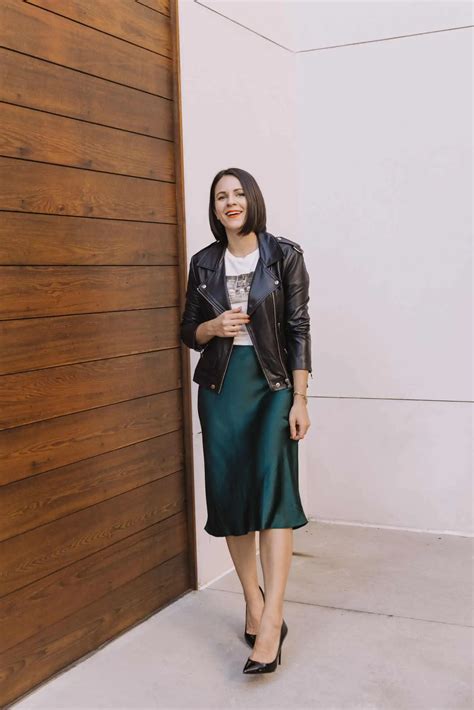 Ways To Style A Silk Midi Skirt For Fall An Indigo Day