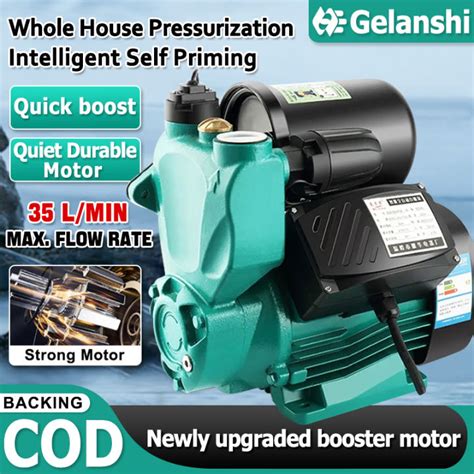 Automatic Booster Pump 220v Intelligent Automatic Pump Hot Cold Water Smart Self Priming Pump