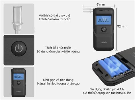 Review Mới Nhất Máy Đo Nồng Độ Cồn Xiaomi Hydsto T1 YM JJCSY01