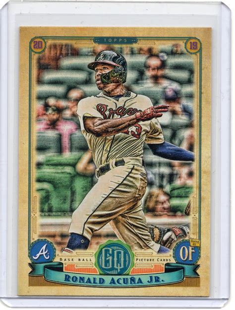 Ronald Acuna Jr Topps Gypsy Queen Card Atlanta Braves