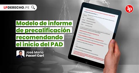 Modelo De Informe De Precalificación Recomendando El Inicio Del Pad Lp