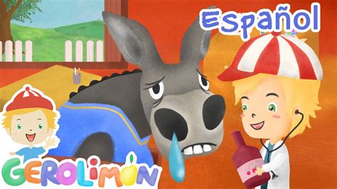 A mi burro le duele la cabeza Gerolimón canciones infantiles YouTube