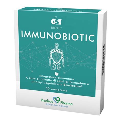 Gse Biotic Sistema Immunitario Immunobiotic Integratore Compresse