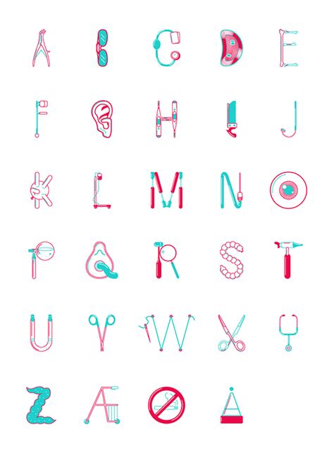 A Fantastic Medical Illustrative Type Set By Norwegian Graphic Designer