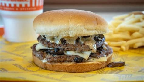 Whataburger Brings Back The Mushroom Swiss Burger The Fast Food Post