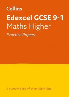 Edexcel Gcse Maths Higher Practice Papers Von Collins Gcse