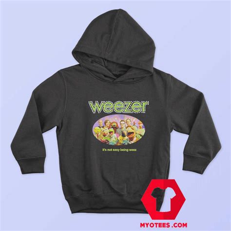 Vintage Weezer X Kermit The Frog Muppets Hoodie