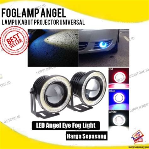 Jual Lampu Kabut Led Foglamp Angel Eyes Universal Harga Sepasang