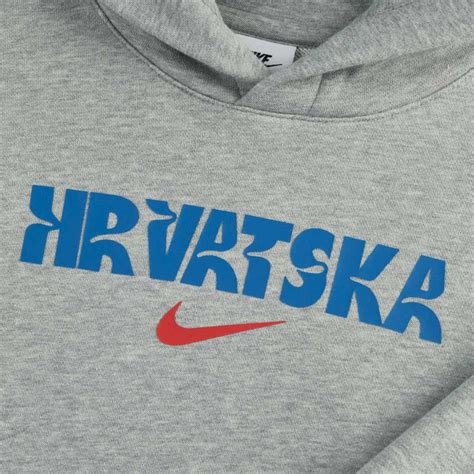 Sudadera Nike Croacia Fanswear Eurocopa Ni O Dark Grey Heather