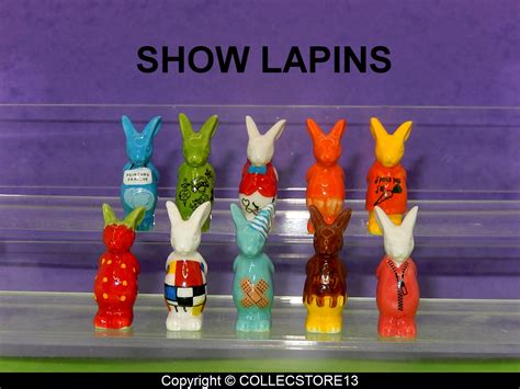 Serie Complete De Feves Show Lapins F Ves De Collection