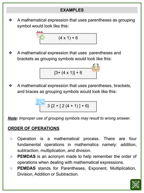 Pemdas Worksheets 6th Grade Order Of Operations Practice Problems Chilimath Img Forest