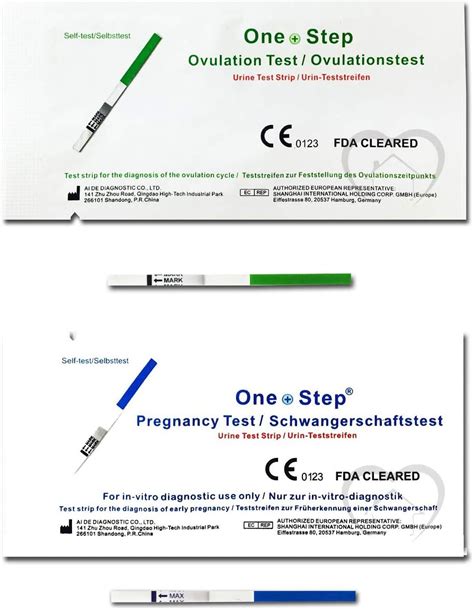 10 Prueba de Ovulación 20 mIU ml y 2 Tests de Embarazo de alta