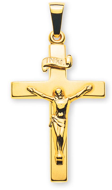 Kreuz Gelbgold Mit Christus H Mm B Mm Wassner Webshop