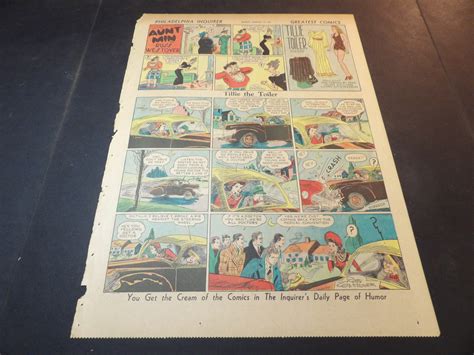 Andy Maduras Sunday Comics Tillie The Toiler 1941 Up