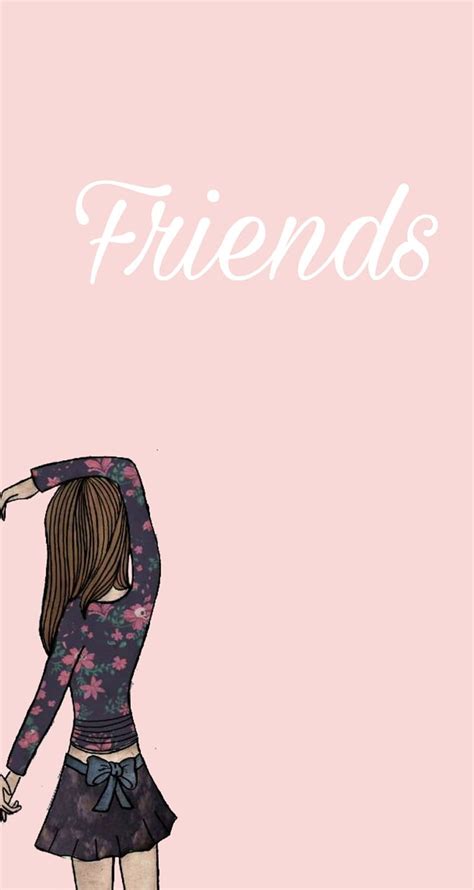 Other half of the best friends cute pink for iPhone. Friends , Best friend , Best friends ...