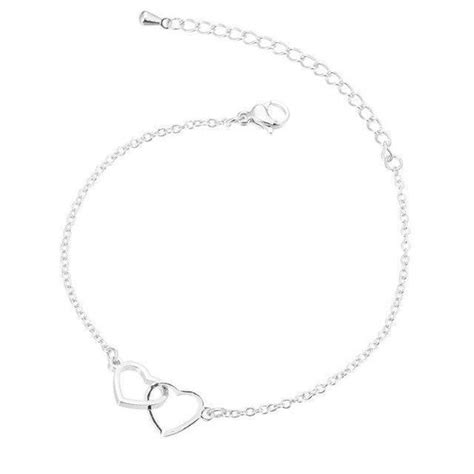 Jewelry Collection Hartjes Armband Open Dubbele Hart