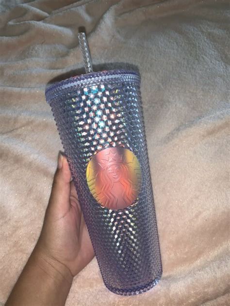 Iridescent Limited Edition Unicorn Studded Starbucks Tumbler Antique