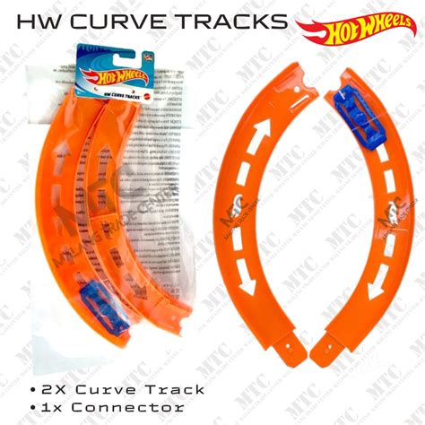 Jual Hot Wheels Curve Tracks Set Track Builder Belokan Track Hotwheels Lengkung Shopee Indonesia