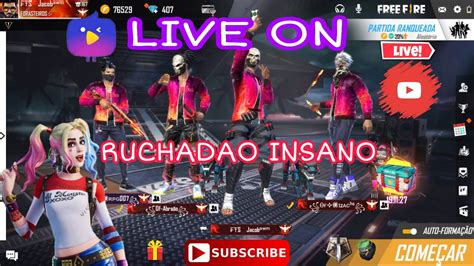 FREE FIRE AO VIVO UPANDO CONTA RUMO AO MESTRE SQUAD INSANO