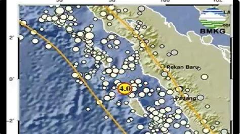 Gempa Bumi Kembali Guncang Pulau Sumatera BMKG Jaraknya 134 Kilometer