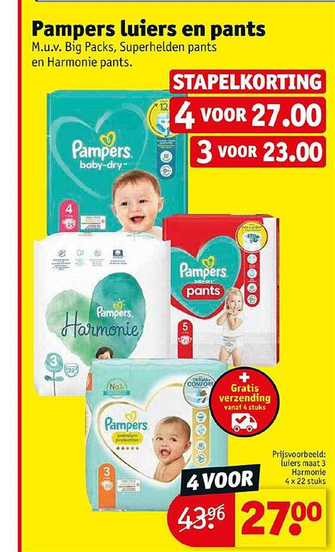 Pampers Luiers En Pants Aanbieding Bij Kruidvat 1Folders Nl