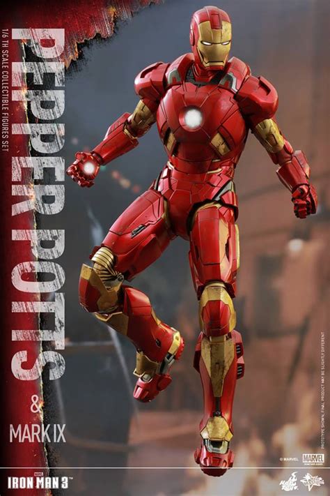 Exclusive Hot Toys Pepper Potts And Iron Man Mark Ix Set Marvel Toy News