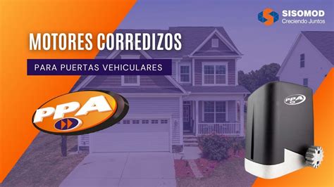 Motores Corredizos Para Puertas Vehiculares De PPA YouTube