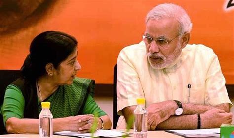 Remembering Sushma Swaraj Pm Modi Pays Tribute To Forgone Leader Who Was