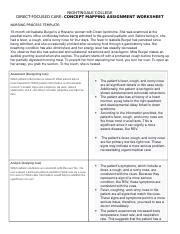 Concept Map Assignment Worksheet Edited Docx Nightingale College