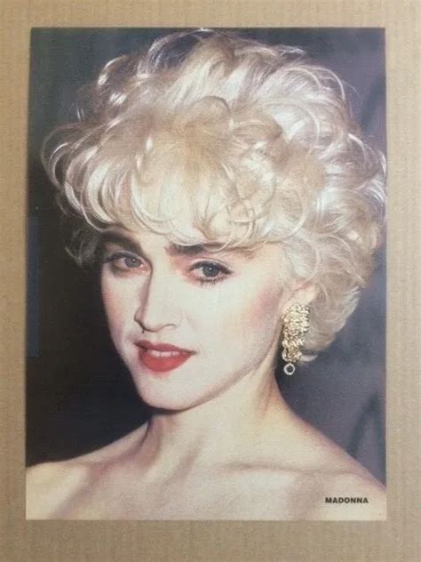 Madonna Andex Scrapbook 2022and Original Vintage Magazine Clipping Poster