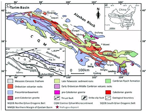 A Schematic Map Showing Major Tectonic Units Of China B Tectonic