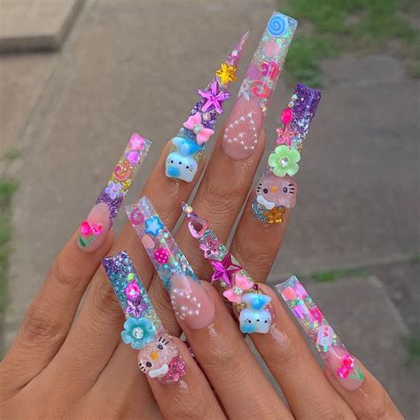 45 Kawaii Nails Mix Cute Stuff Embellishment Nails